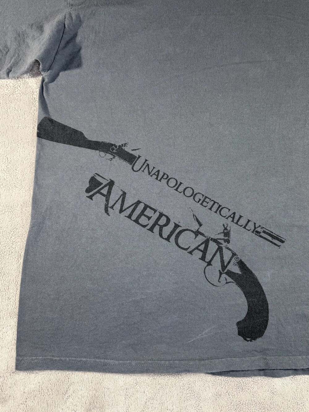 Ranger Up Free Men Do Not Ask Permission To Bear Arms T-Shirt XXXL, Gray - Picture 5 of 7